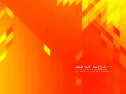 黄色三角形马赛克图案几何现代背景向量