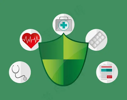 保险服务相关图标图像