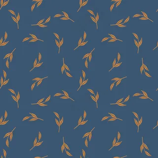 植物橙色小随机简单北欧细枝装饰物