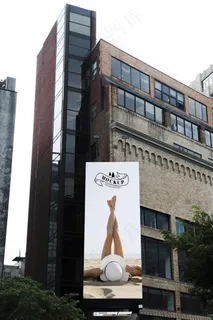 城市模型样机中的广告牌 城市模型样机中的广告牌