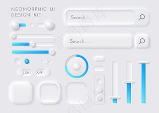 新的ui工具包界面设计元素模板
