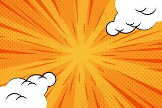 平面漫画风格背景