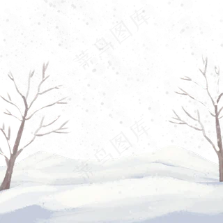 立冬下雪雪景