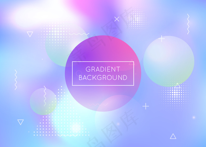 带有波基灯光的渐变背景