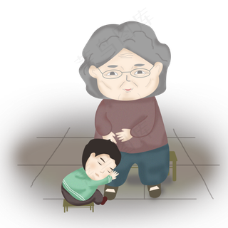 重阳节孝敬老人陪伴家人