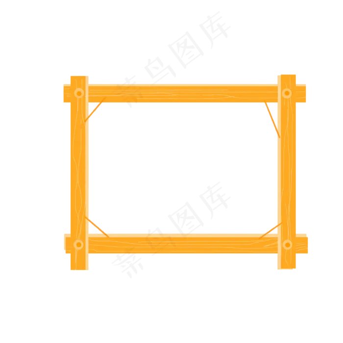 秋天秋季黄色手帐边框(2362X2362(DPI:299))psd模版下载
