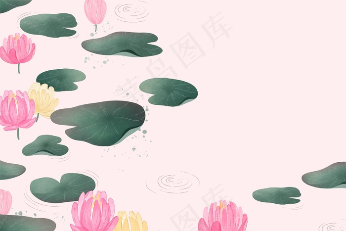简单的花卉背景