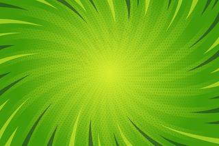 平面设计绿色漫画风格背景