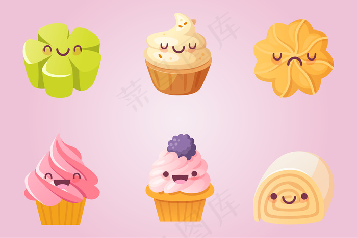 卡瓦伊饼干和甜点