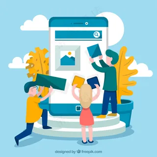 应用程序app开发概念与平面设计