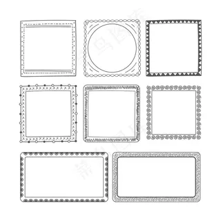 手绘装饰框系列