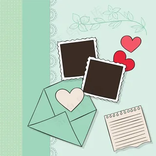 复古剪贴簿框架