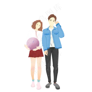 一起去旅行的小情侣