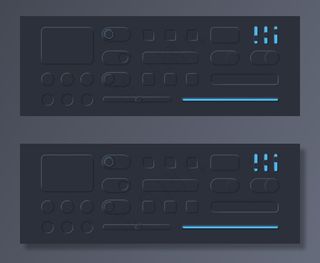新风格手机app移动应用程序app的用户界面元素