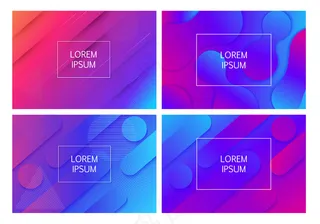 抽象最小梯度形状几何背景。插图