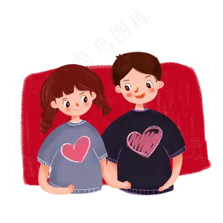 结婚人物结婚证素材