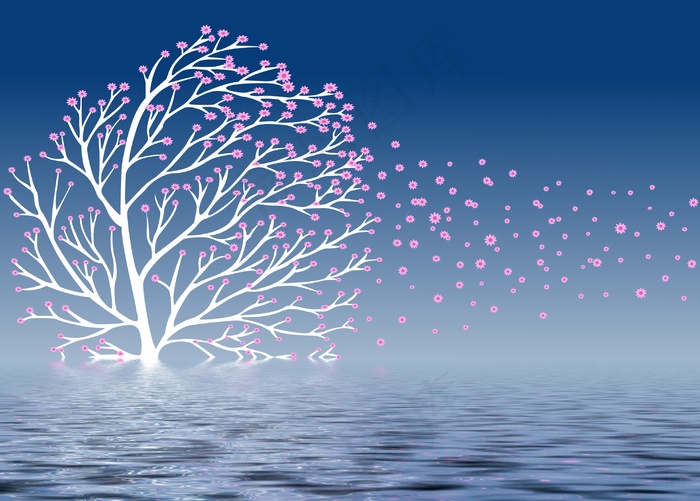 电视墙背景画效果图片