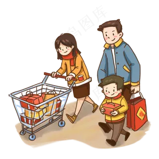 2019年中国风农家准备年货六