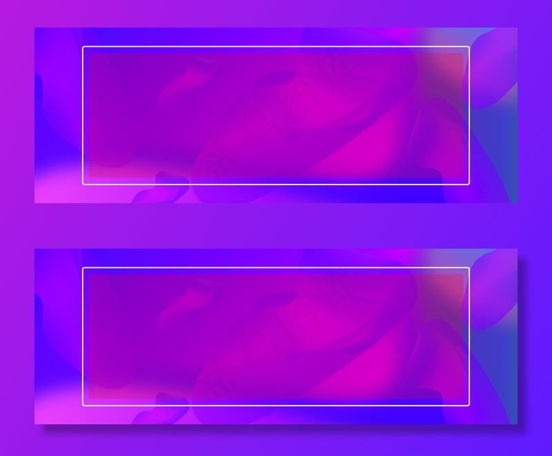 夏日淘宝扁平风蓝色简约清新海报背景