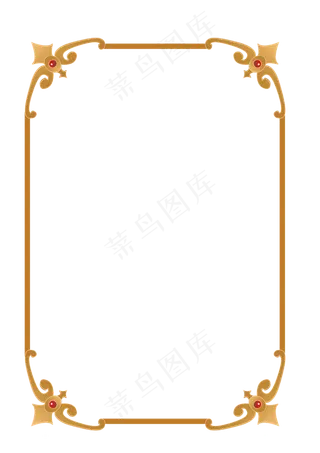 金色宫廷风边框