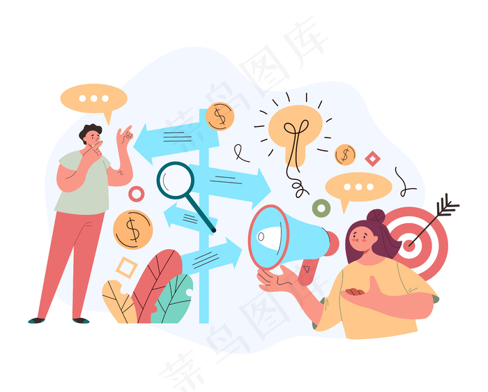 人们选择方向和做决定eps,ai矢量模版下载