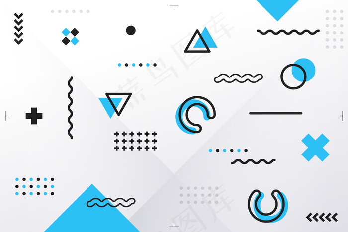 平面设计中的几何图形背景