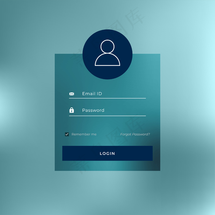 不错的登录界面模板设计eps,ai矢量模版下载
