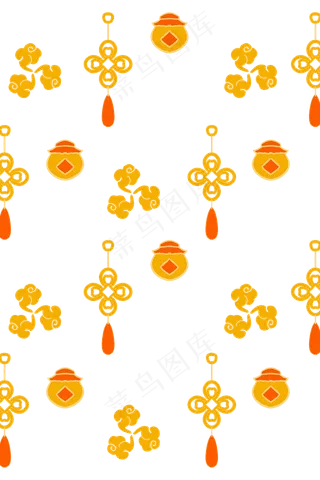 新年金色底纹装饰