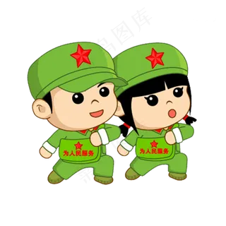 卡通军人|军人