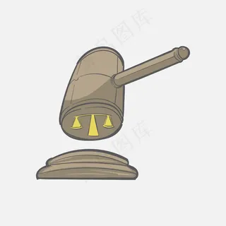 正义观手绘插图