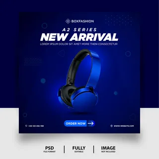 全新社交媒体帖子模板