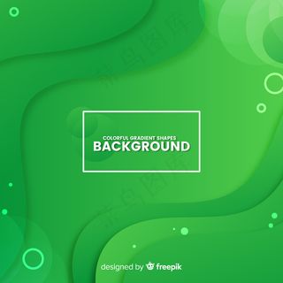 彩色渐变形状背景