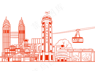 国庆节建筑重庆