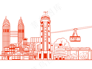 国庆节建筑重庆