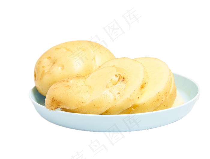 一盘土豆切片