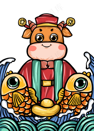 2021牛年国潮牛年大吉