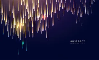 发光粒子的抽象数字霓虹线。大量的光效。