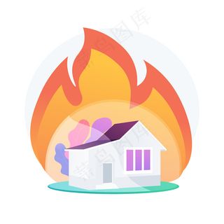 火灾保险抽象概念说明。火灾财产保险、意外经济损失、财产保护、标准保单、损坏保险、国家服务
