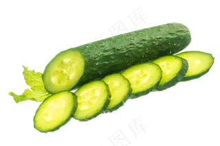 新鲜切片黄瓜