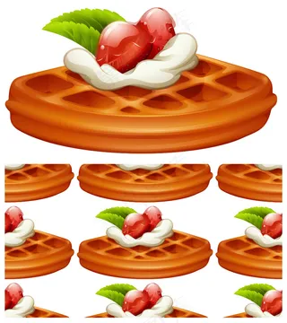 白色隔离无缝设计图案