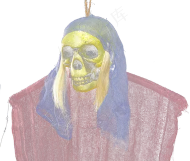 可怕的妖魔鬼怪骷髅头