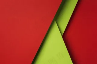 彩色纸张的俯视构图