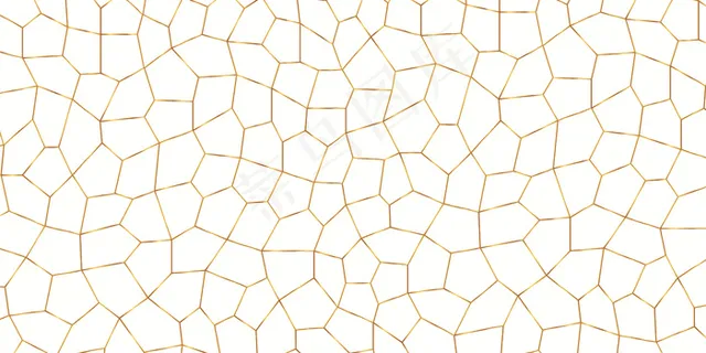 金色沃罗诺纹理背景