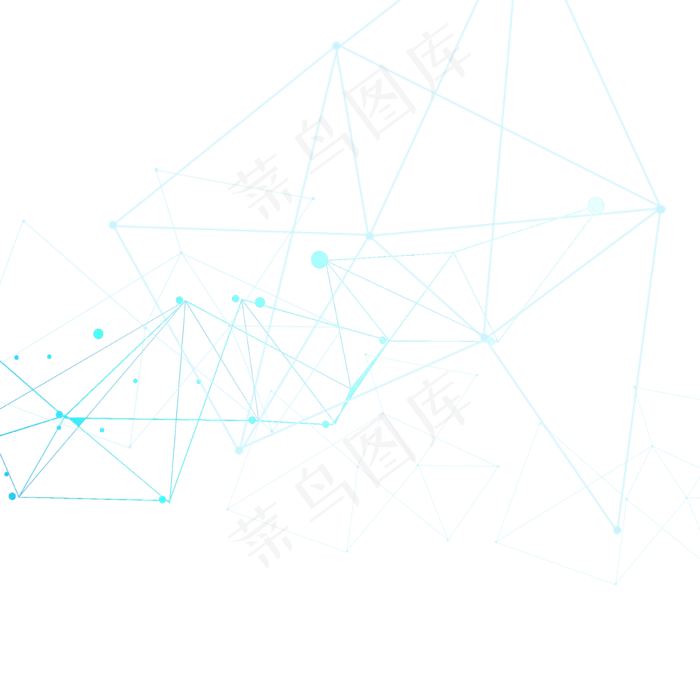 简约科技点线图案元素,免抠元素(2000*2000px)psd模版下载