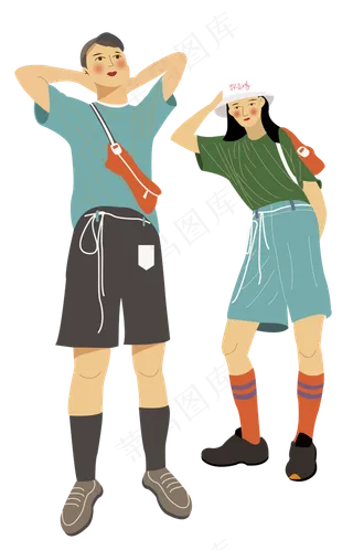 七夕情人节的甜蜜情侣