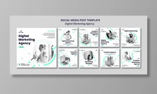 数字营销机构社交媒体邮报