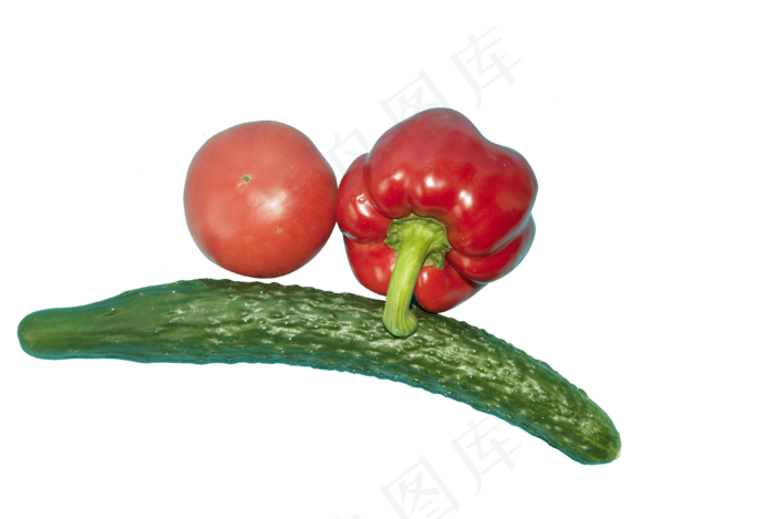 新鲜美味蔬菜番茄辣椒黄瓜(3508X3508(DPI:300))