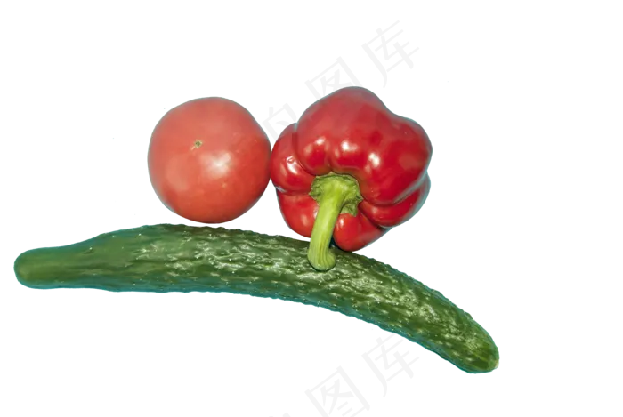 新鲜美味蔬菜番茄辣椒黄瓜(3508X3508(DPI:300))