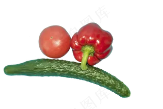 新鲜美味蔬菜番茄辣椒黄瓜