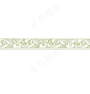 中国风海浪插画边框素材-5